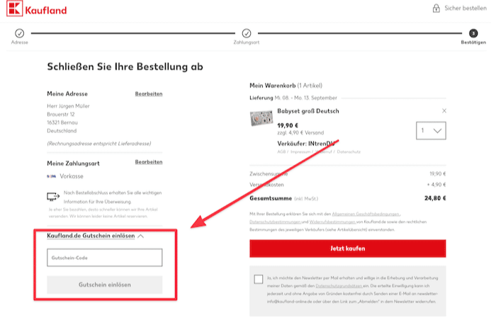 kaufland-gutscheincode
