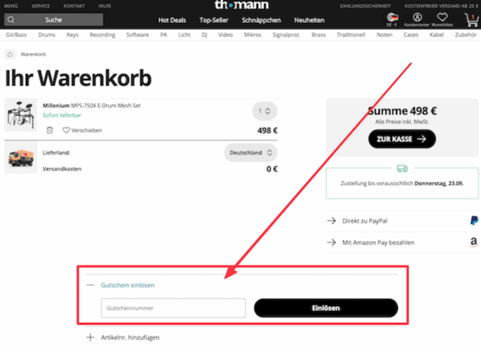 thomann-gutscheincode