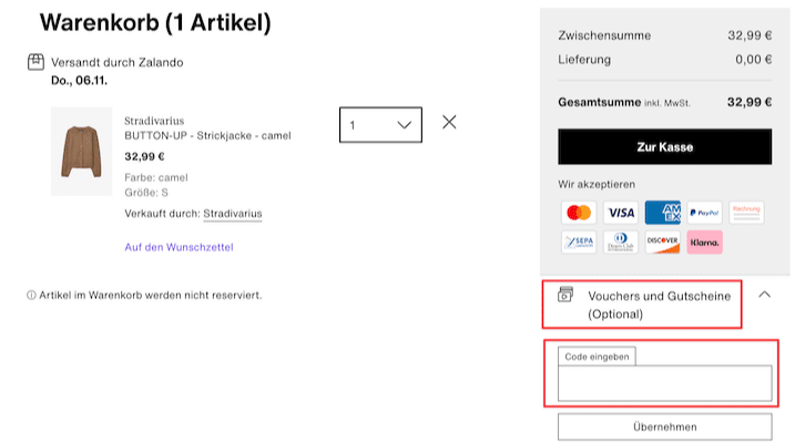 zalando-gutscheincode